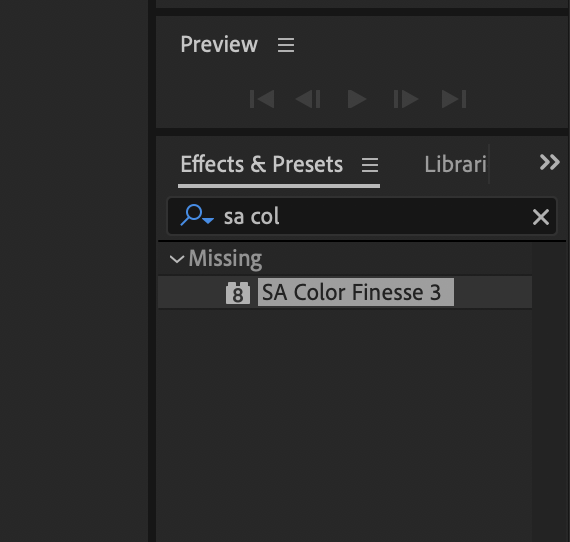 adobe after effects color finesse