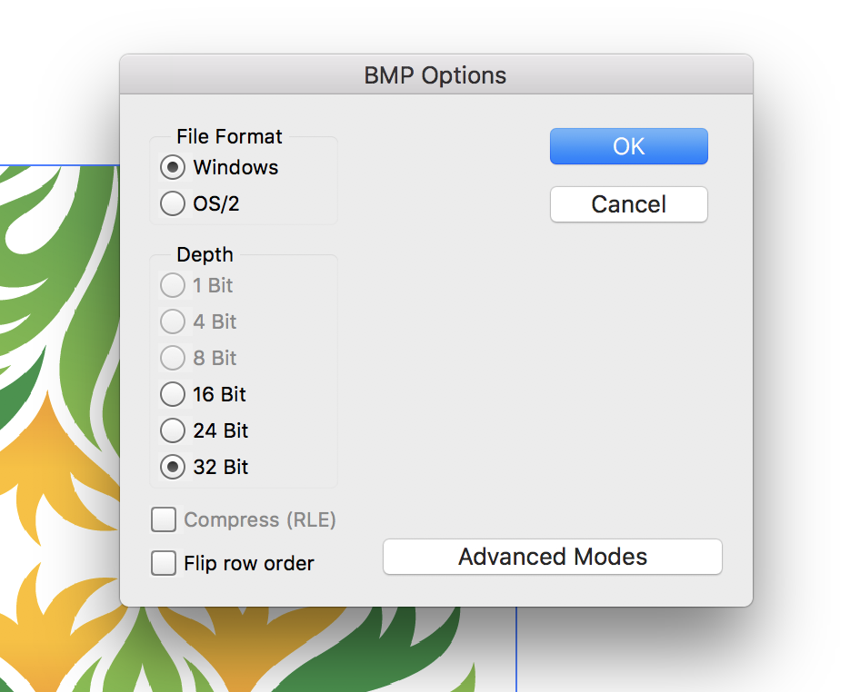 Re: Bitmap color model? - Adobe Support Community - 10220139