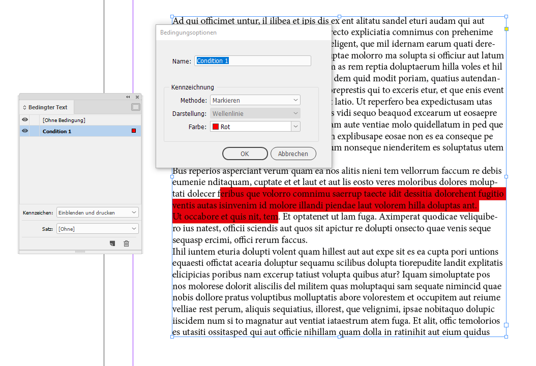 Indesign highlighted text red/pink - Adobe Support Community -