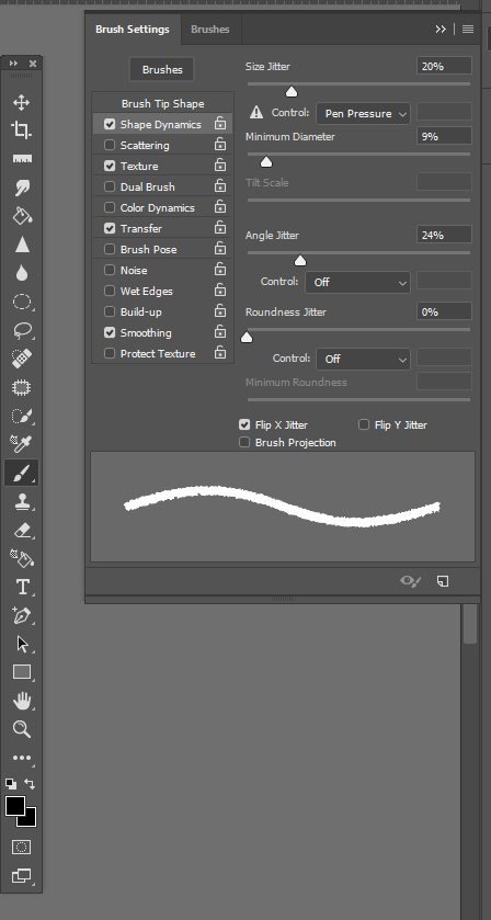 Solved: how to make brush taper off at the ends with pen p... - Adobe ...