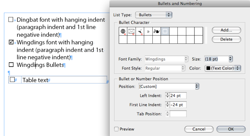 How to insert Check Box