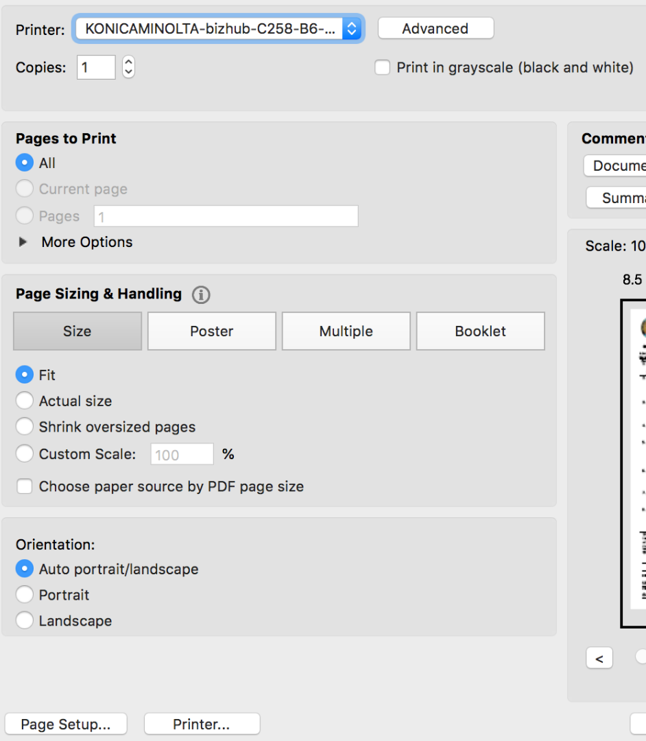 how do you stop printing double sided on mac pdf