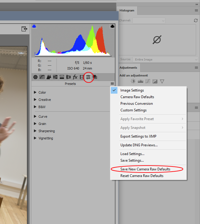 Auto-apply ACR standard settings to jpg files - Adobe Community - 10375436