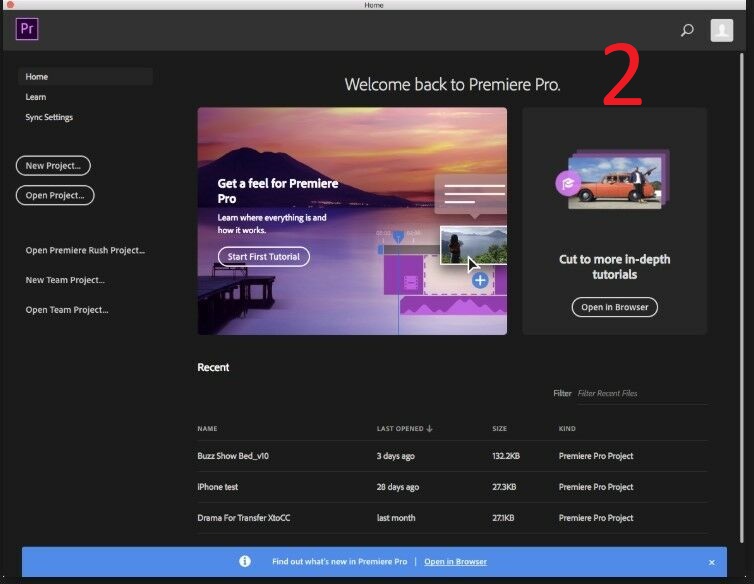 Premiere Pro Cc Home Screen Never Show Up Adobe Support Community 10309769
