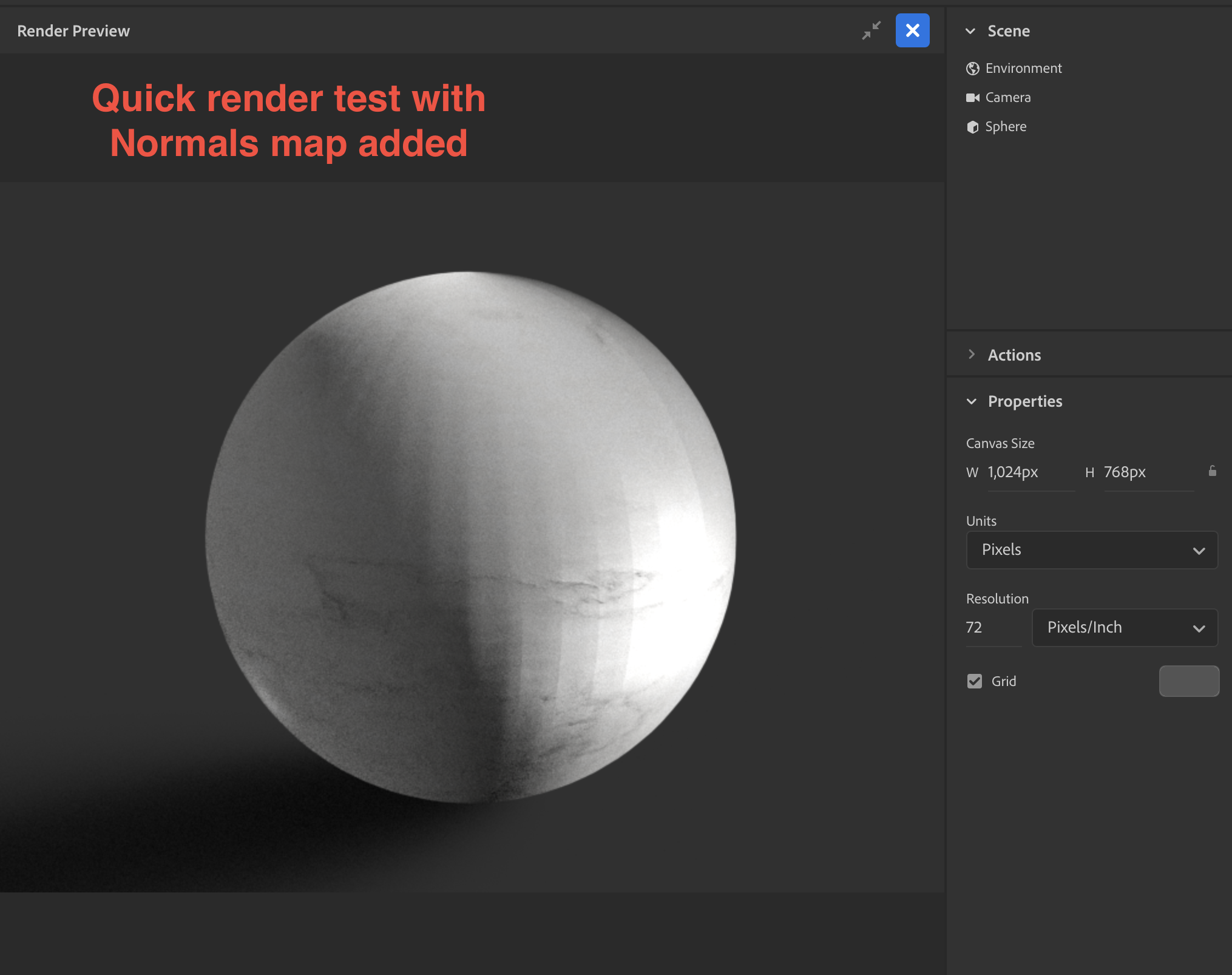 add height map in adobe dimension