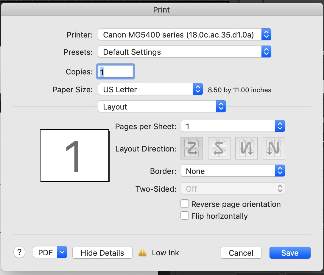 adobe pdf printer mac 10.14