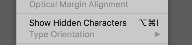 Solved Show Hide Hidden Characters In Illustrator Adobe Support Community 10346754