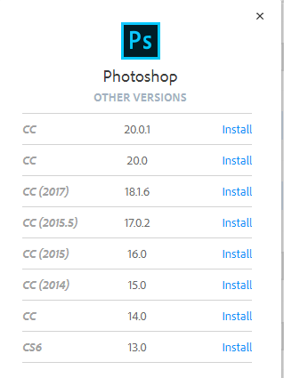 adobe photoshop cc 2018 for mac requirement