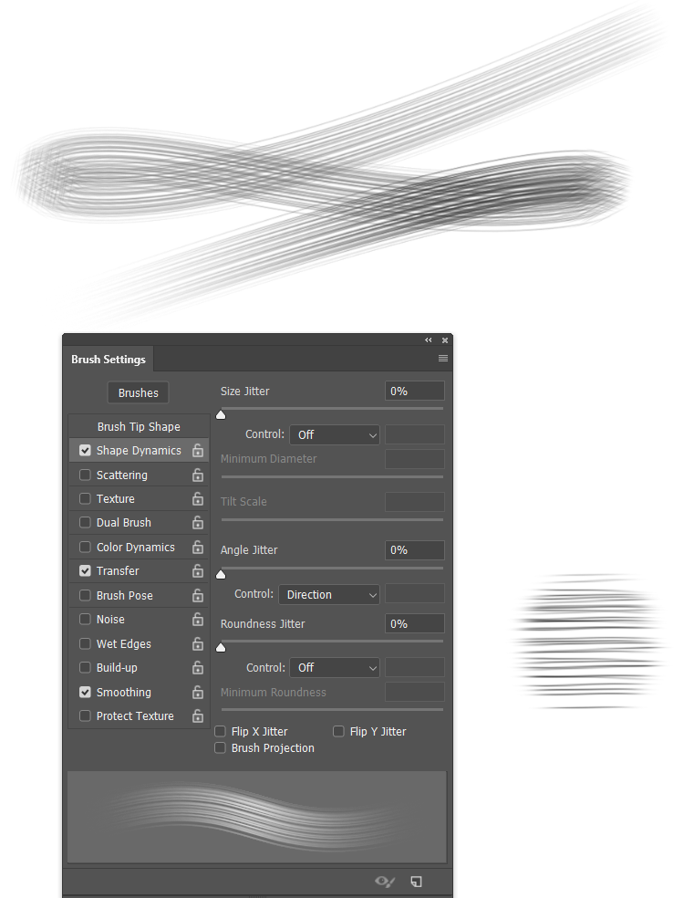 Direction option for Angle Jitter on brushes broke... - Adobe Community ...