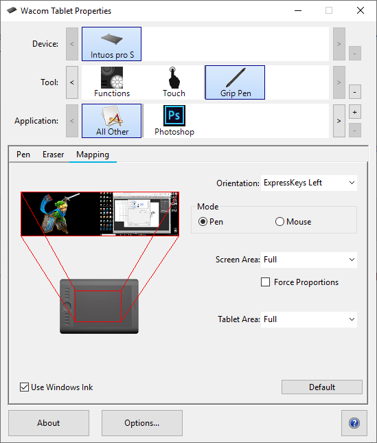 hanvon graphicpal windows 7 pressure problem