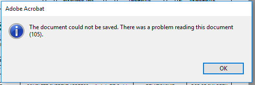 open adobe reader not save to file