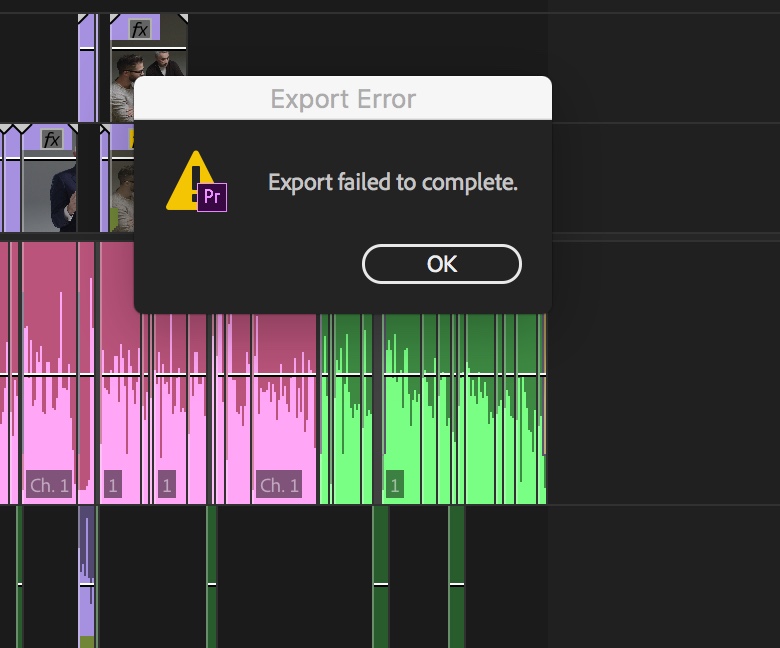 export audio only premiere rush