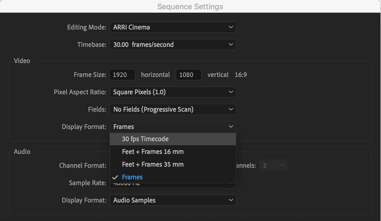 Solved How do I change time units from frames to timecode... Adobe Community 10399008