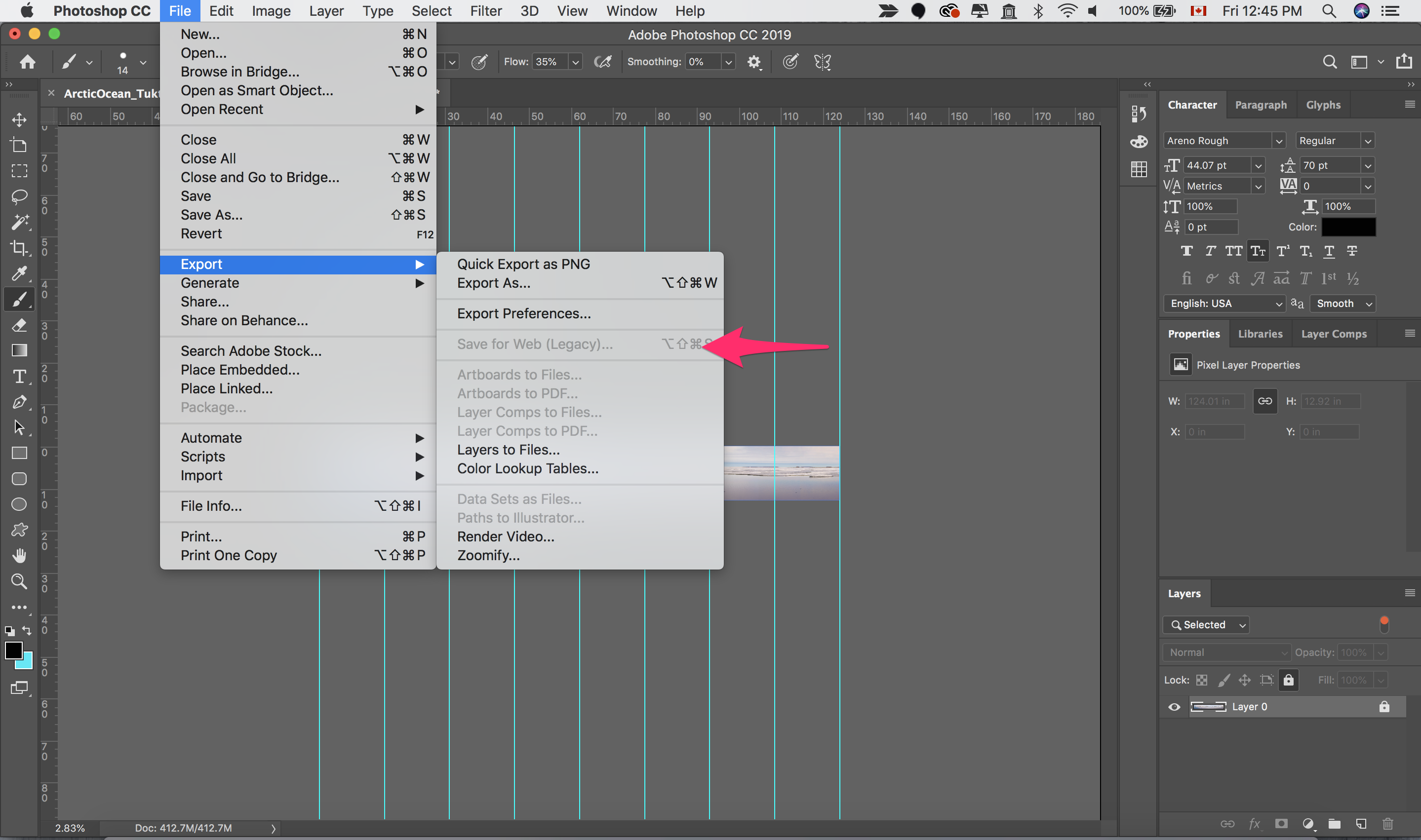 Photoshop Export Slices  