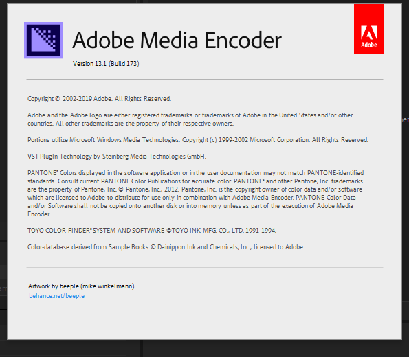 Media Encoder Cc 19 Keeps Crashing When I Try To Adobe Support Community