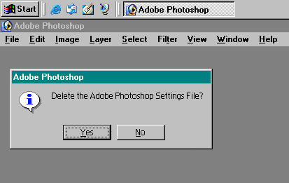 photoshop 7 could not save because of a program error