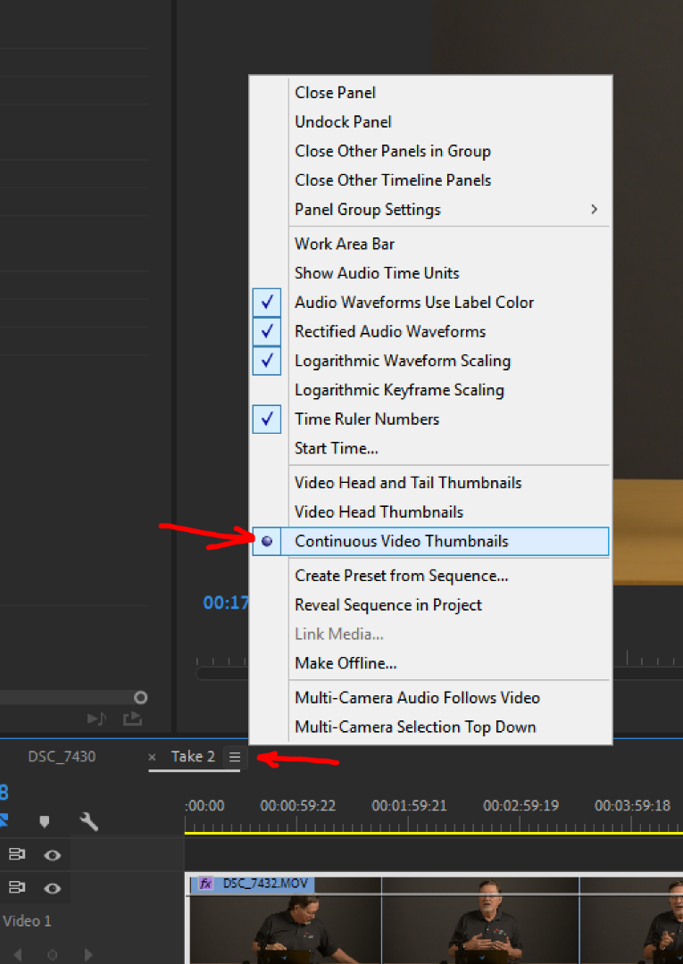 Solved Timeline Only Shows Thumbnails Adobe Community 10495666