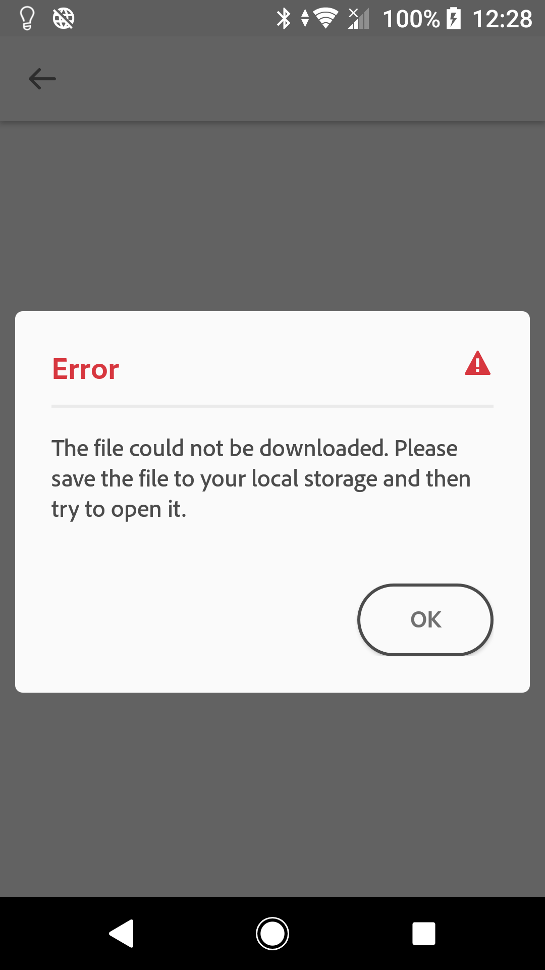 cant download pdf on samsung phone