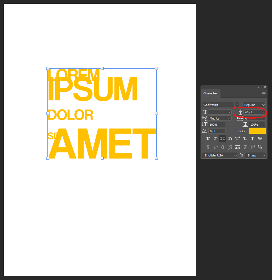 How can I align words vertically in different font... - Adobe Community ...