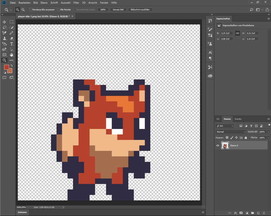 pixel art in krita