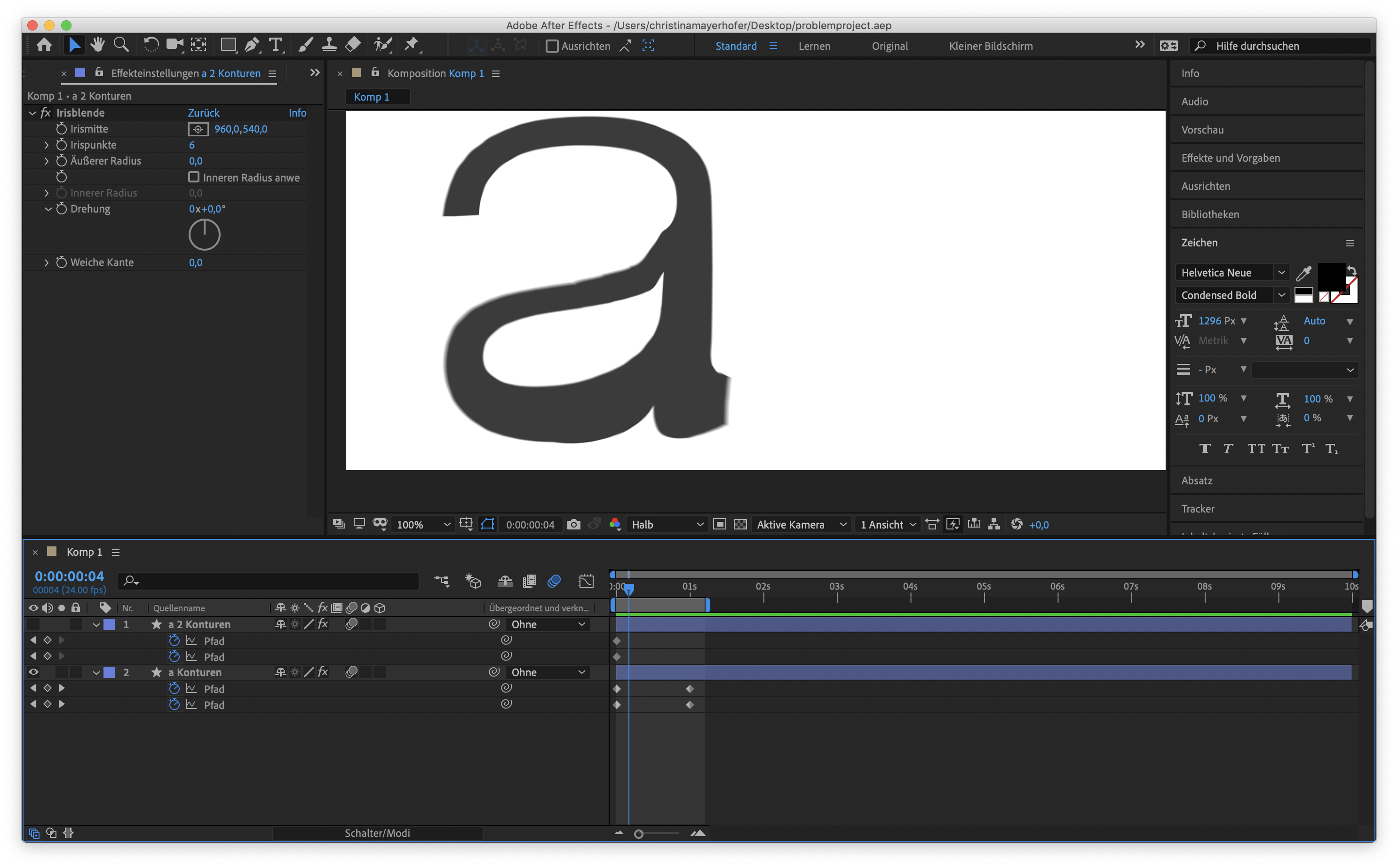 Solved Morphing the letter a (i'm new to after effects pl... Adobe