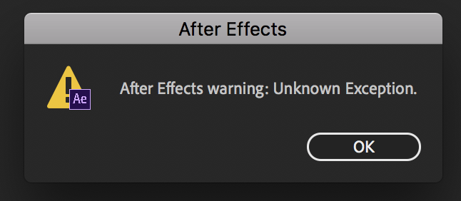 adobe premiere project manager unknown error 0xe8000065