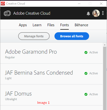 cant download fonts from the cloud in illustrator