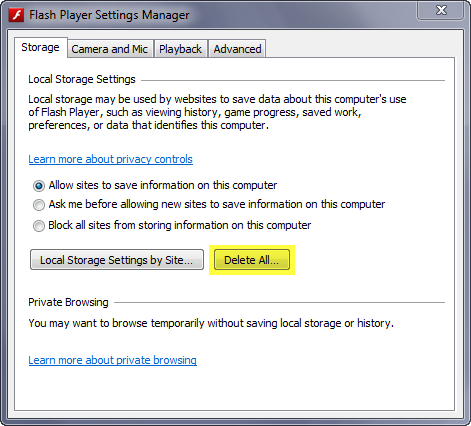 Solved: How Do I Clear My Flash Player Cache And Settings? - Adobe Support  Community - 4015768