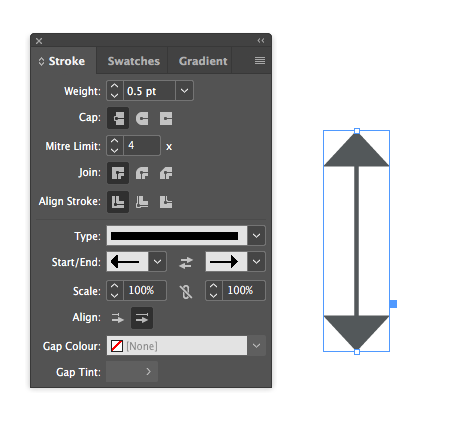 Solved: Stroke start/end scaling not working in InDesign w... - Adobe ...