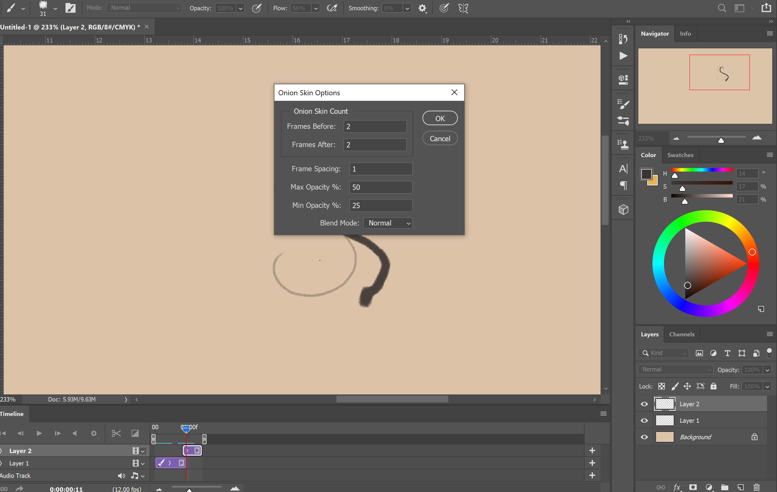 Solved Onion Skin affecting brush opacity on current fram... Adobe Support Community 10588214