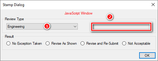 Problem with creating a dialog for Dynamic stamp Adobe Community