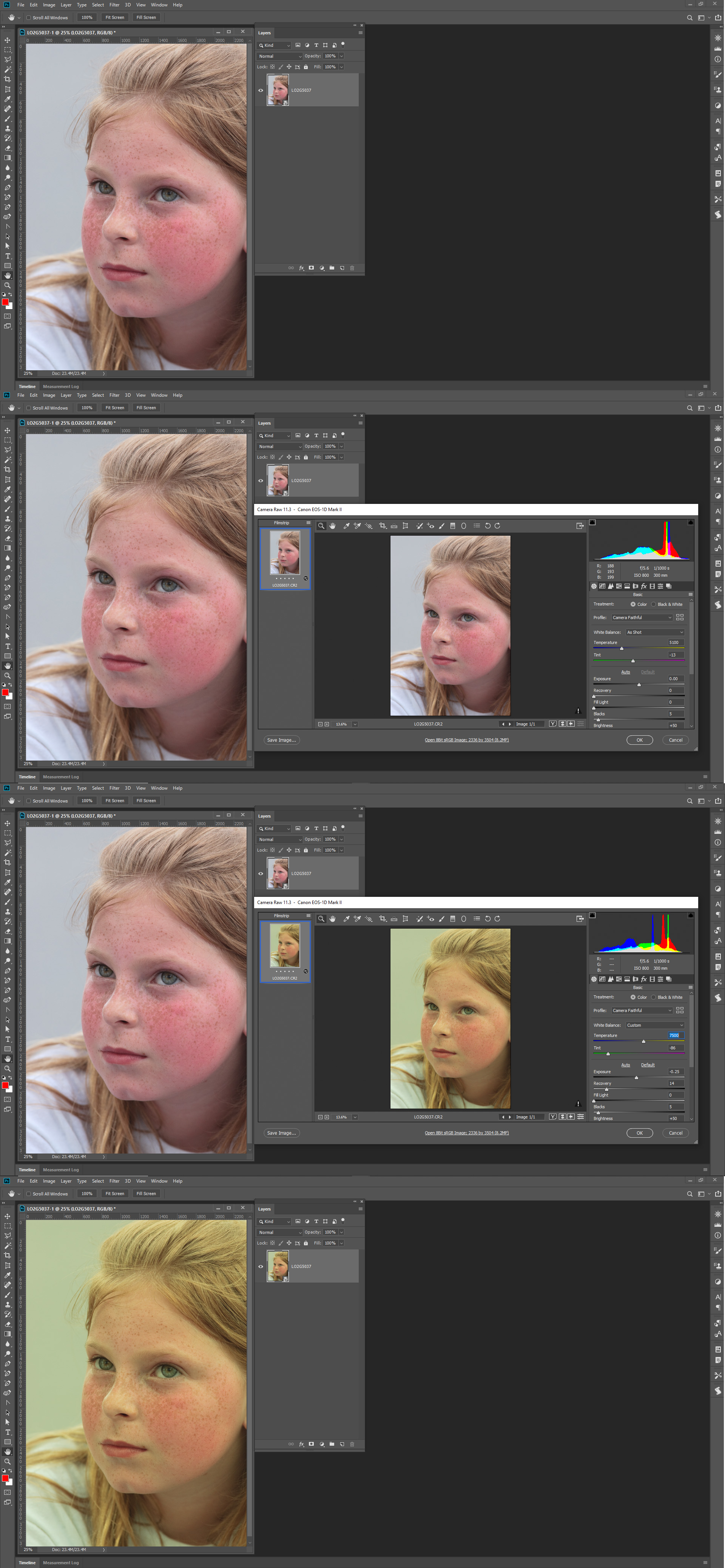 Professional Photoshop Portrait Retouching - Part VII - Retouching and  Enhancing Eyes - YouTube