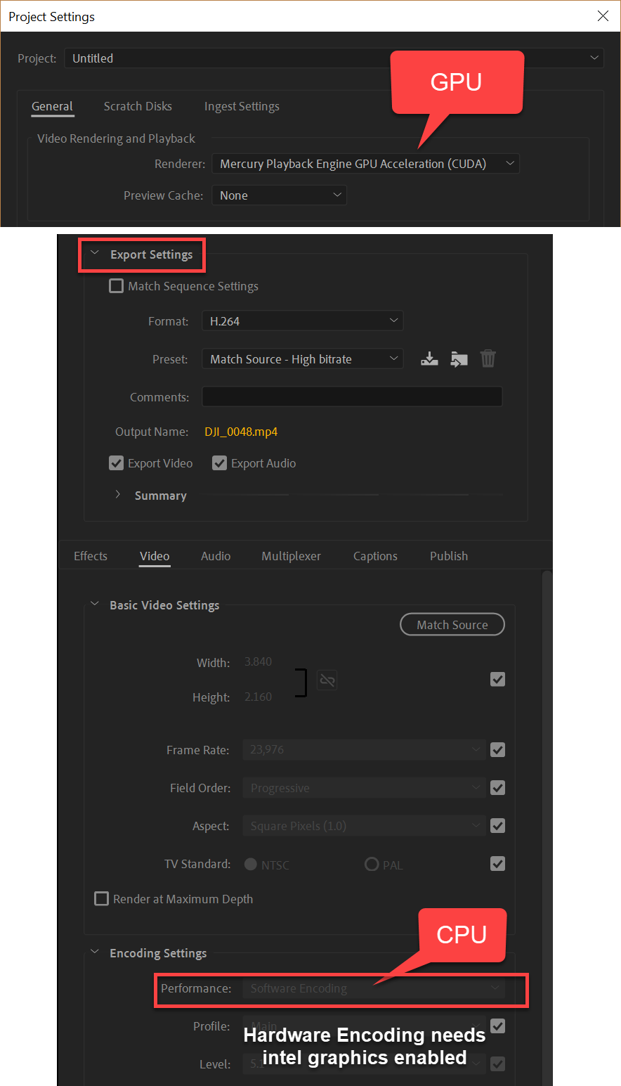 adobe premiere vbr 1 pass vs 2 pass