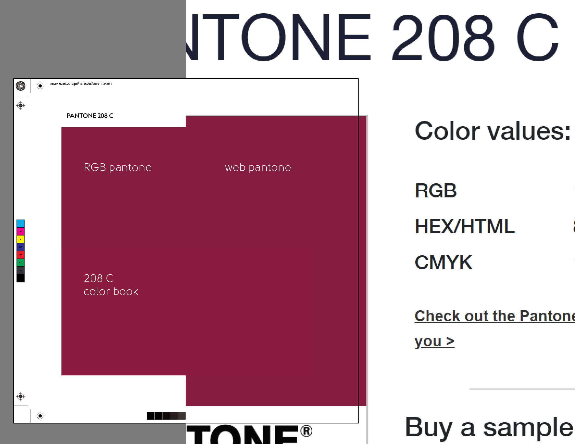Re: Why does Pantone Color Book color differ so su - Adobe