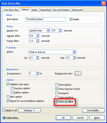 Solved: Text Entry Box not showing all text - Adobe Community - 2440969