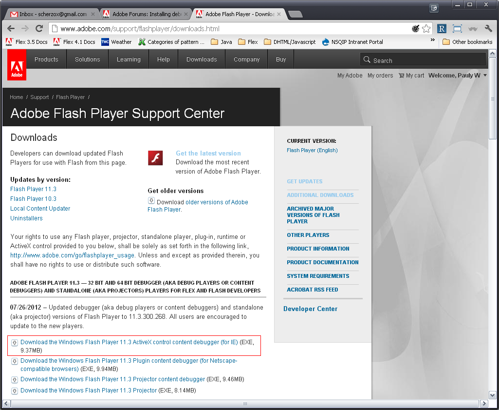 Installing Debug Version Of Flash Player Adobe Support Community 4365060