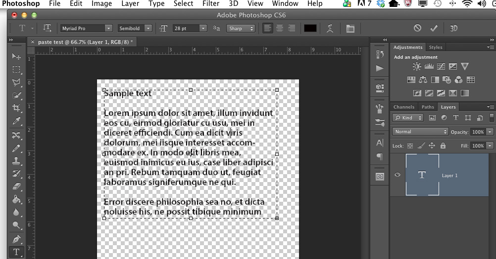 photoshop copy text style