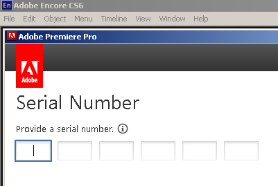 Solved: Encore Cs6 Is Asking For A Serial Number When I Ha... - Adobe  Support Community - 4652844