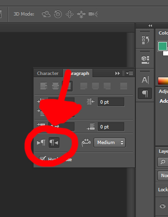 Ps Cs6 Type Tool Is Backwards Adobe Support Community