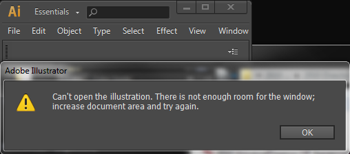 Solved Illustrator Cs6 Opens In Window Too Small Adobe Support Community