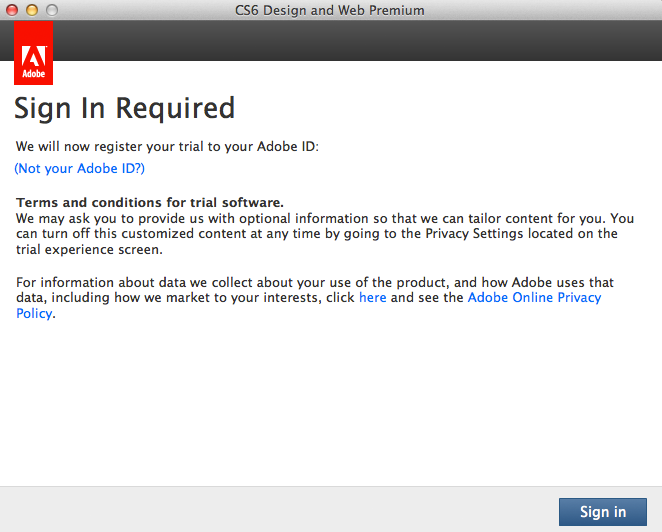 Solved: Re: Sign In Required Cs6 Adobe Photoshop - Adobe Support Community  - 4724360