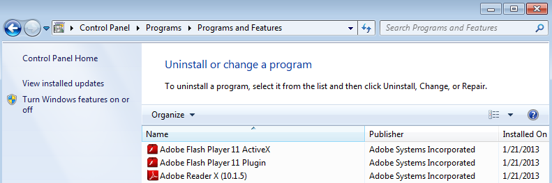 adobe flash player version 10.1 for windows 10 chrome