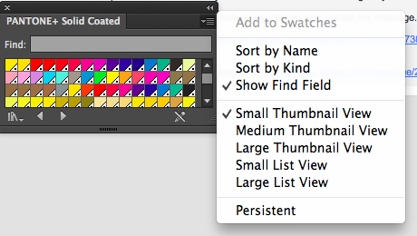 find pantone colors illustrator