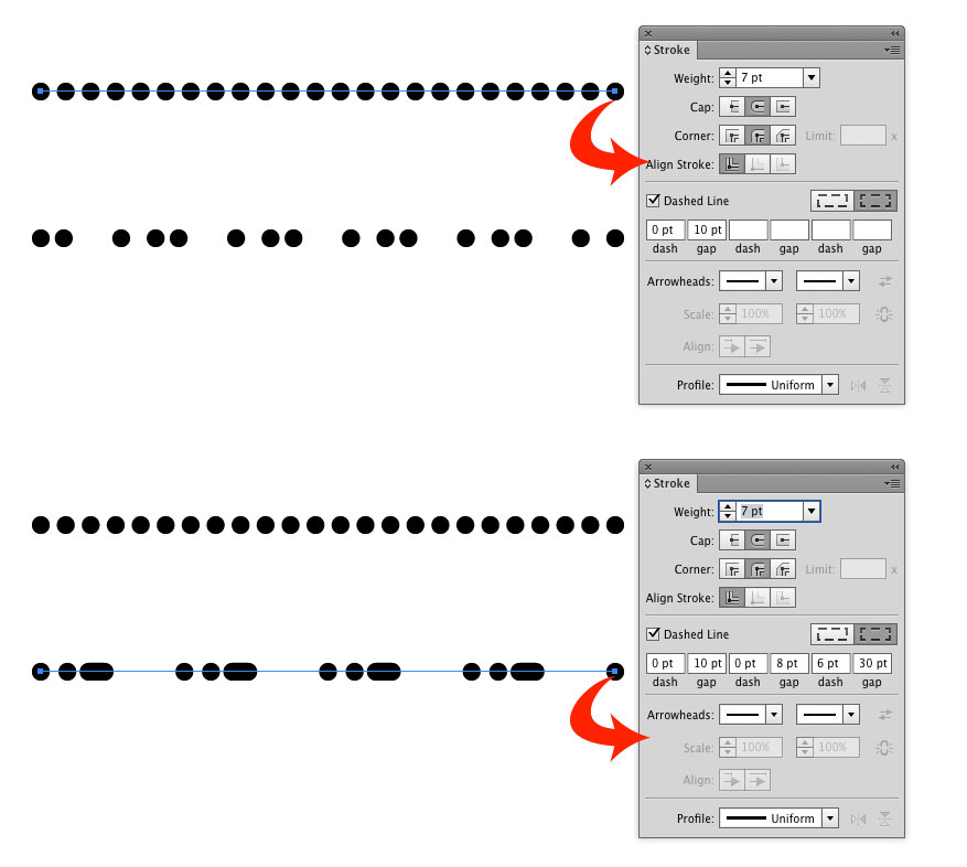 How To Do Dotted Line In Illustrator : Is There A Way To Convert A