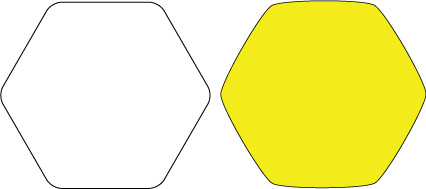 rounded hexagon png