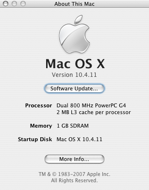 mac os x 10.0 on powermac g4