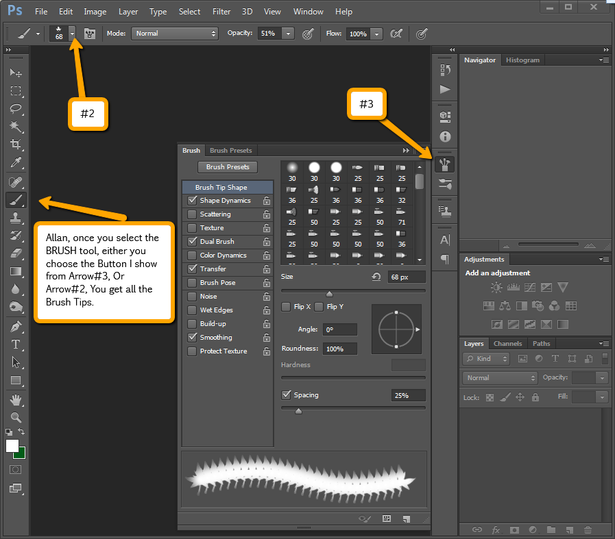 Guide to the Brush Tool in Photoshop