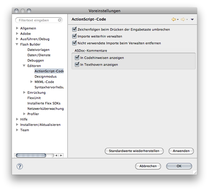 Change code template for getter and setter methods Adobe Community