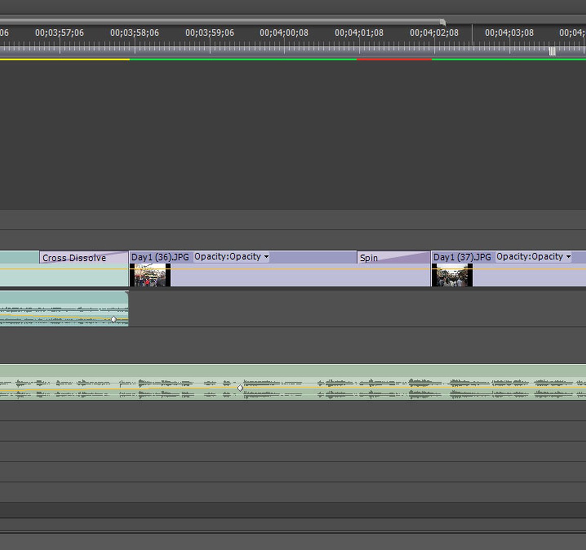 adobe premiere transition to all clips cti