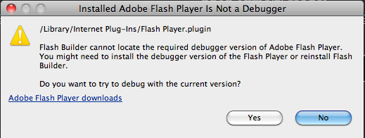 adobe flash player plugin debug
